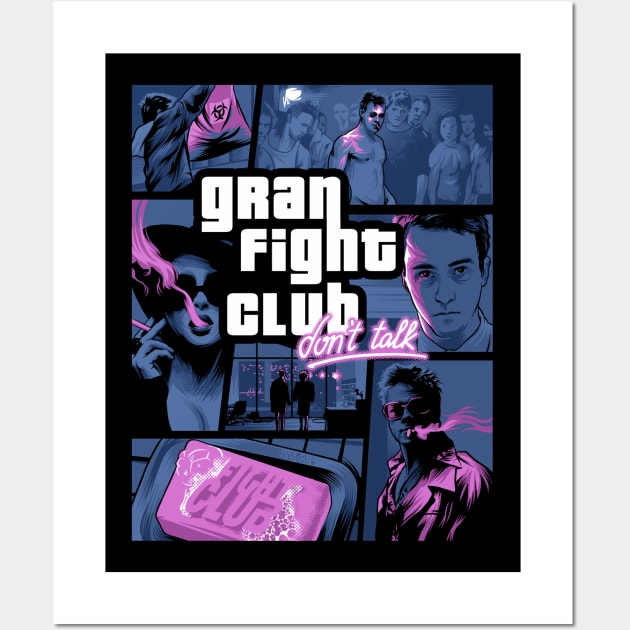 Grand Fight Club Wall Art by RedBug01